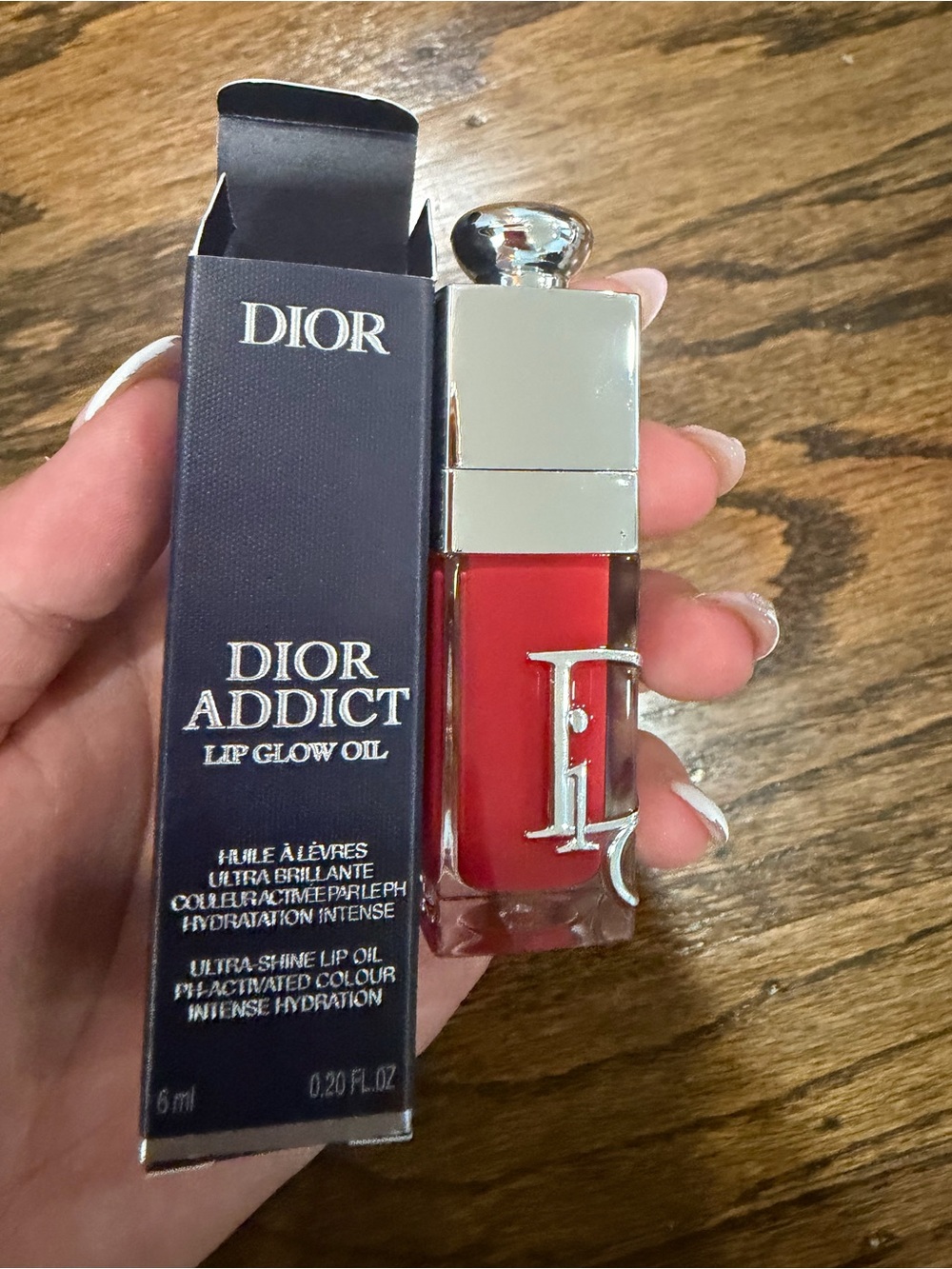 Dior Addict Lip Glow Oil 031 STRAWBERRY GLAZE 0.2 Oz 6 mL Full Size NIB